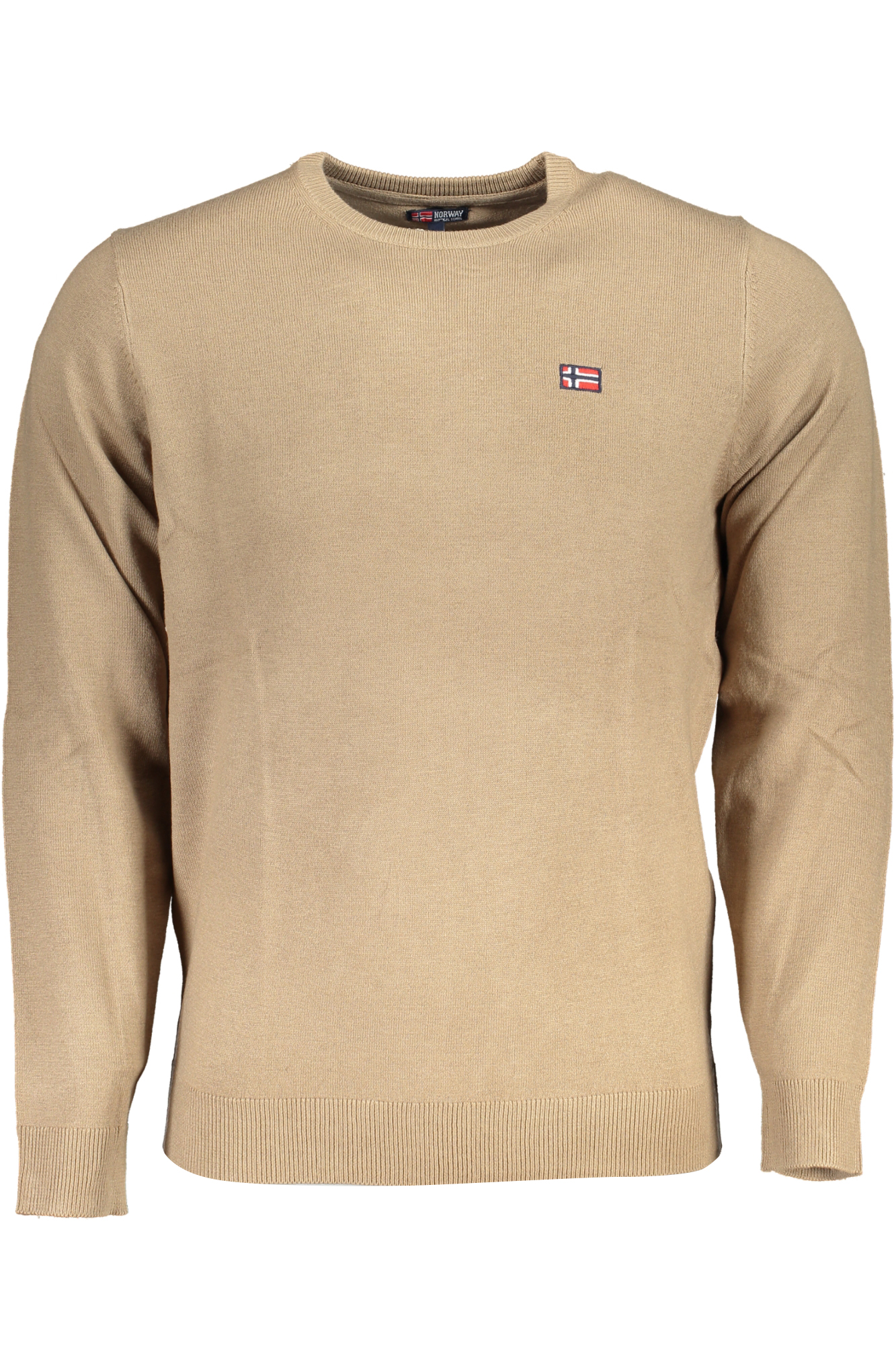 Джемпер мужской Norway 1963 с круглым вырезом и логотипом, бежевый
Джемпер мужской Norway 1963 с круглым вырезом и логотипом, бежевый