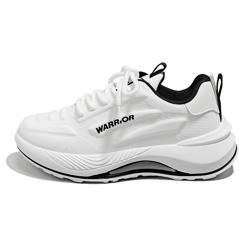 Амортизирующие, дышащие, увеличивающие рост кроссовки Low Top для мужчин WARRIOR, белый/carbon черный (leather upper)
Амортизирующие, дышащие, увеличивающие рост кроссовки Low Top для мужчин WARRIOR, белый/carbon черный (leather upper)