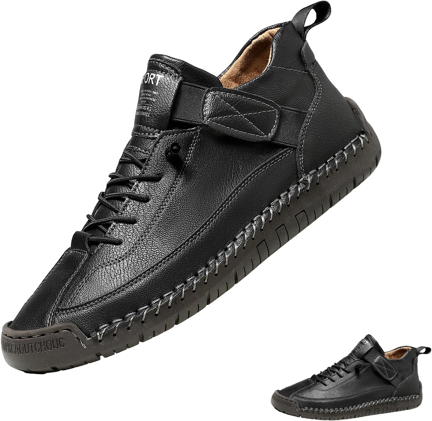 Мужские ботинки для мужчин, высокие лоферы, обувь Челси из кожи, повседневная и нарядная ручной работы, модные кроссовки, мягкие для работы и прогулок Generic, черный
Мужские ботинки для мужчин, высокие лоферы, обувь Челси из кожи, повседневная и нарядная ручной работы, модные кроссовки, мягкие для работы и прогулок Generic, черный