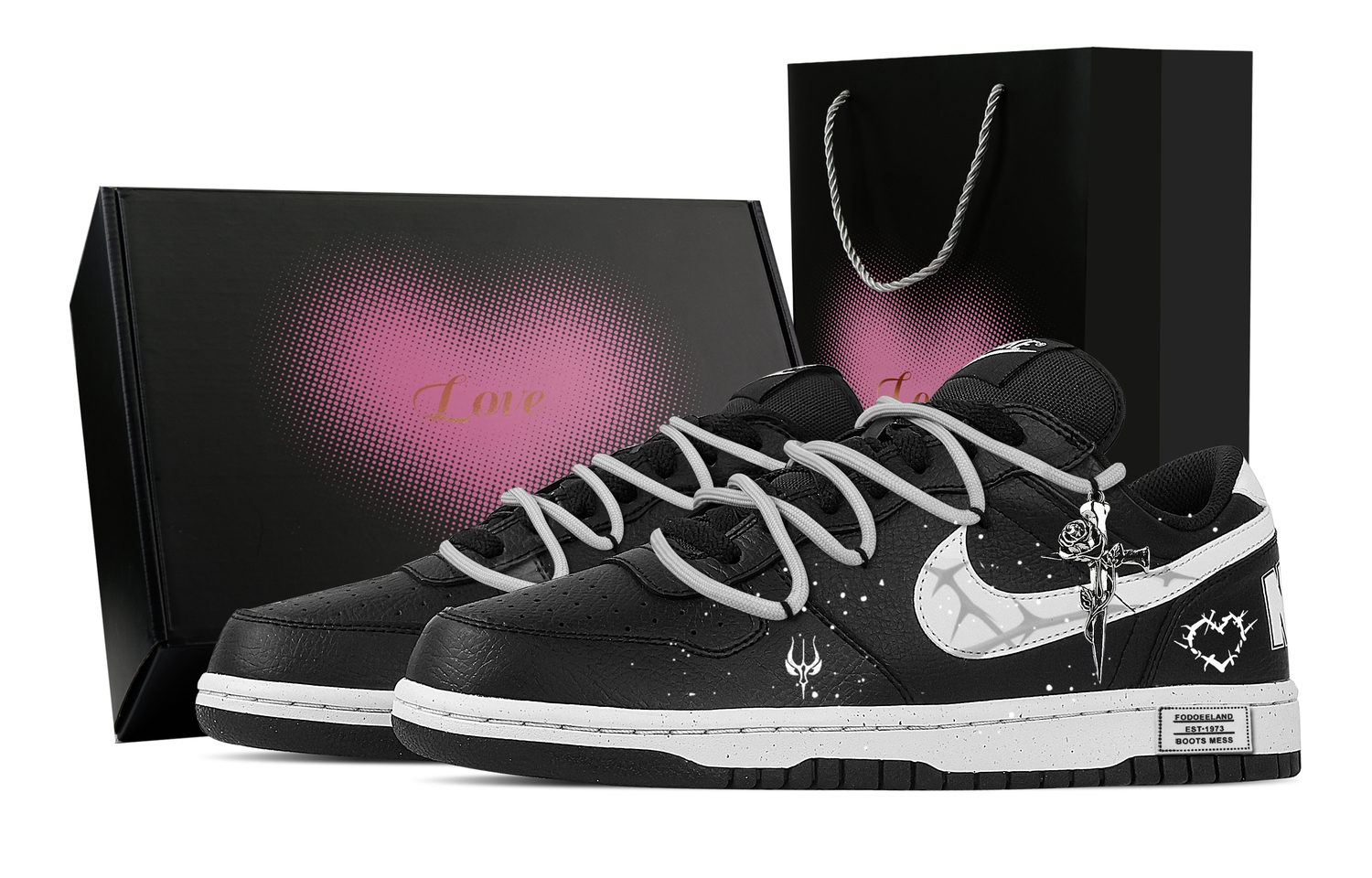 Nike Большие вечные одиночество море, heart box устойчивые к истиранию дышащие низкие кроссовки для скейтбординга мужские black white
Nike Большие вечные одиночество море, heart box устойчивые к истиранию дышащие низкие кроссовки для скейтбординга мужские black white