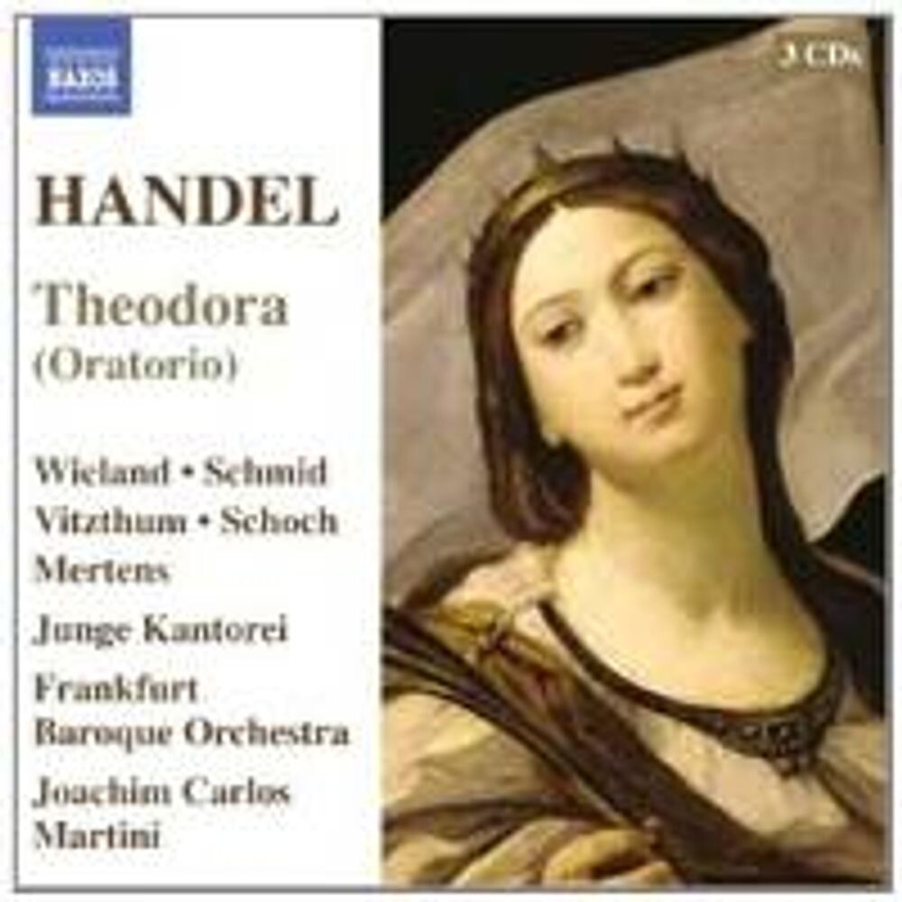 Диск CD Handel: Theodora (Oratorio) - George Frideric Handel, Joachim Carlos Martini, Christina Wieland, Frankfurt Baroque Orchestra, Junge Kantorei
Диск CD Handel: Theodora (Oratorio) - George Frideric Handel, Joachim Carlos Martini, Christina Wieland, Frankfurt Baroque Orchestra, Junge Kantorei
