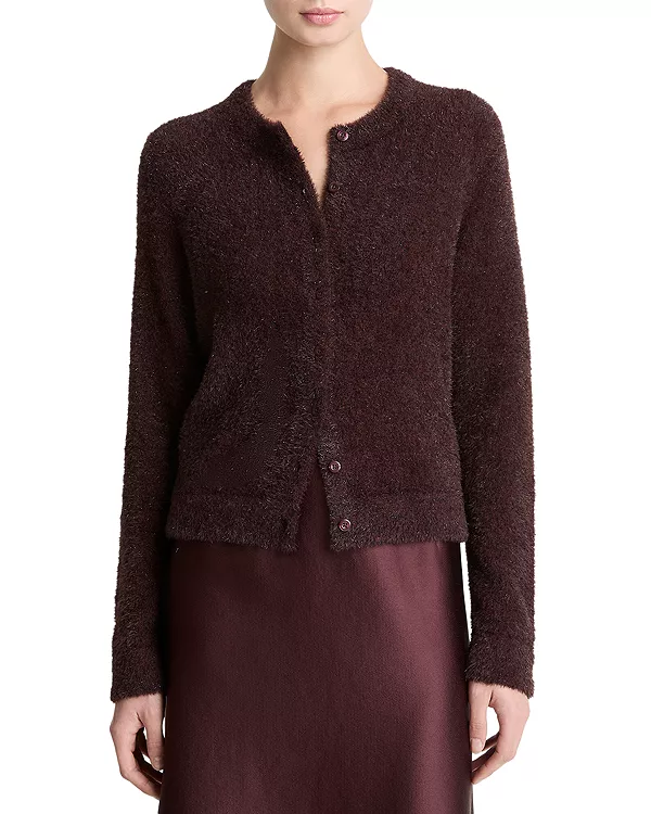 Кардиган с блестящими ресницами Vince, красный
Кардиган с блестящими ресницами Vince, красный