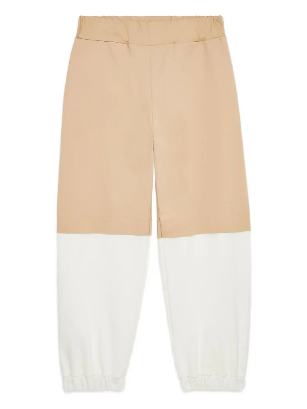 Двухцветные брюки с нашивкой-логотипом Fendi Kids, нейтральный
Двухцветные брюки с нашивкой-логотипом Fendi Kids, нейтральный