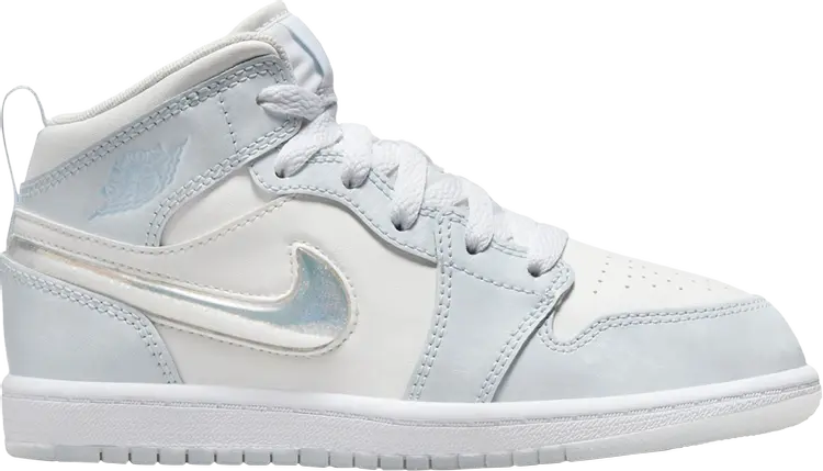 Кроссовки Air Jordan 1 Mid SE PS 'Glitter Swoosh', синий
Кроссовки Air Jordan 1 Mid SE PS 'Glitter Swoosh', синий