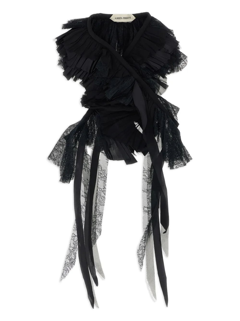 Шелковый платок с бахромой Alberta Ferretti, черный
Шелковый платок с бахромой Alberta Ferretti, черный