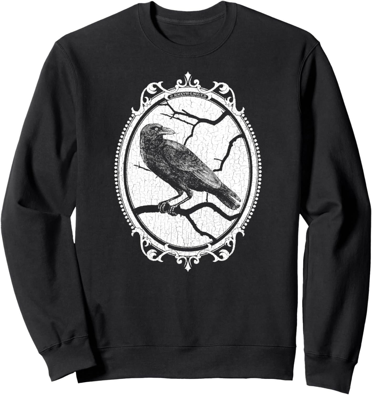 Винтажная готическая толстовка с викторианским орнаментом в виде ворона и рамкой Jason Travis Ott, черный
Винтажная готическая толстовка с викторианским орнаментом в виде ворона и рамкой Jason Travis Ott, черный