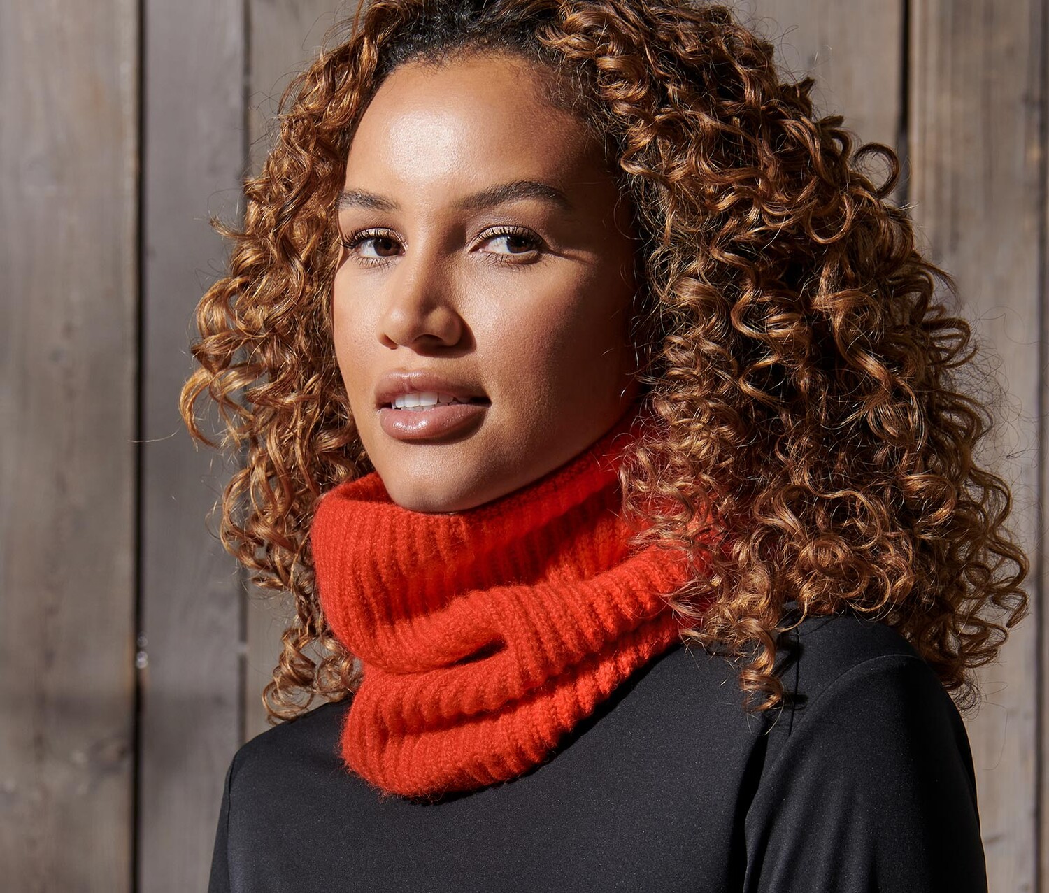 Вязаный шарф-труба Tchibo, красный-оранжевый
Вязаный шарф-труба Tchibo, красный-оранжевый