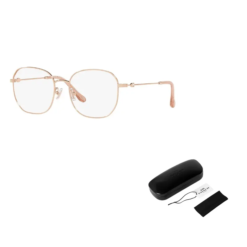 COACH Оправы для очков из сплава неправильной формы женские Gold, Gold
COACH Оправы для очков из сплава неправильной формы женские Gold, Gold