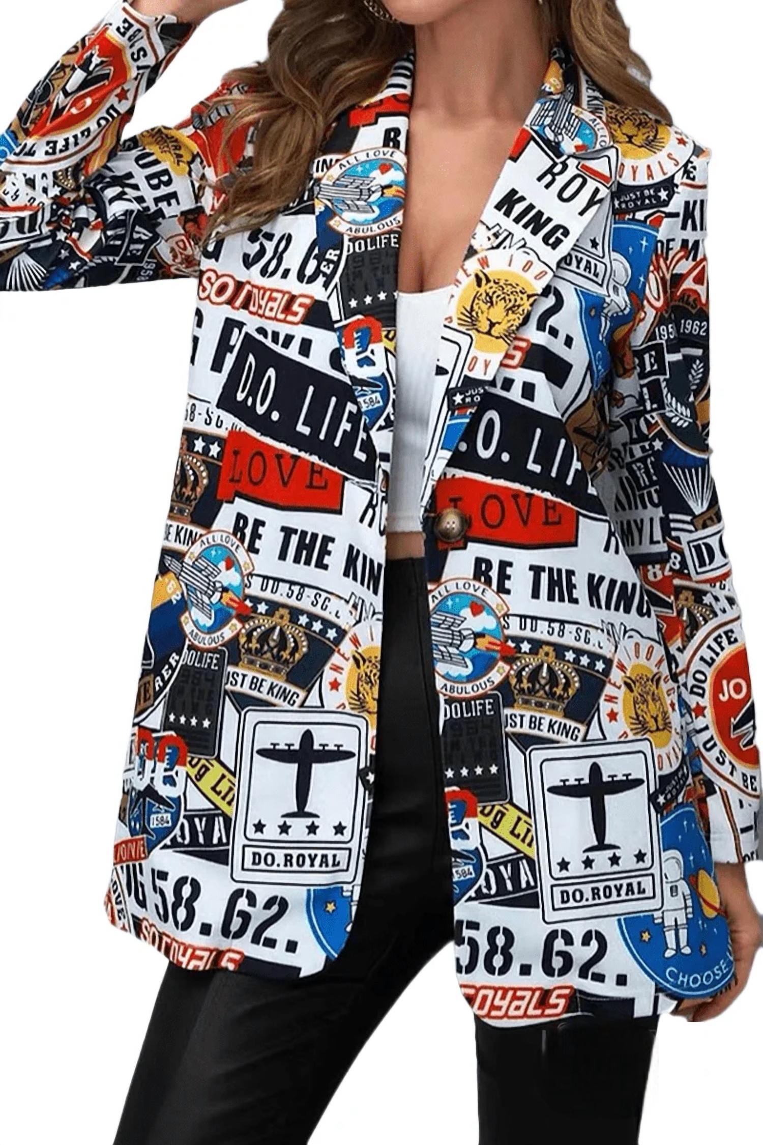 Пиджак Kendall Jet Setter белого цвета с принтом La' Ros
Пиджак Kendall Jet Setter белого цвета с принтом La' Ros