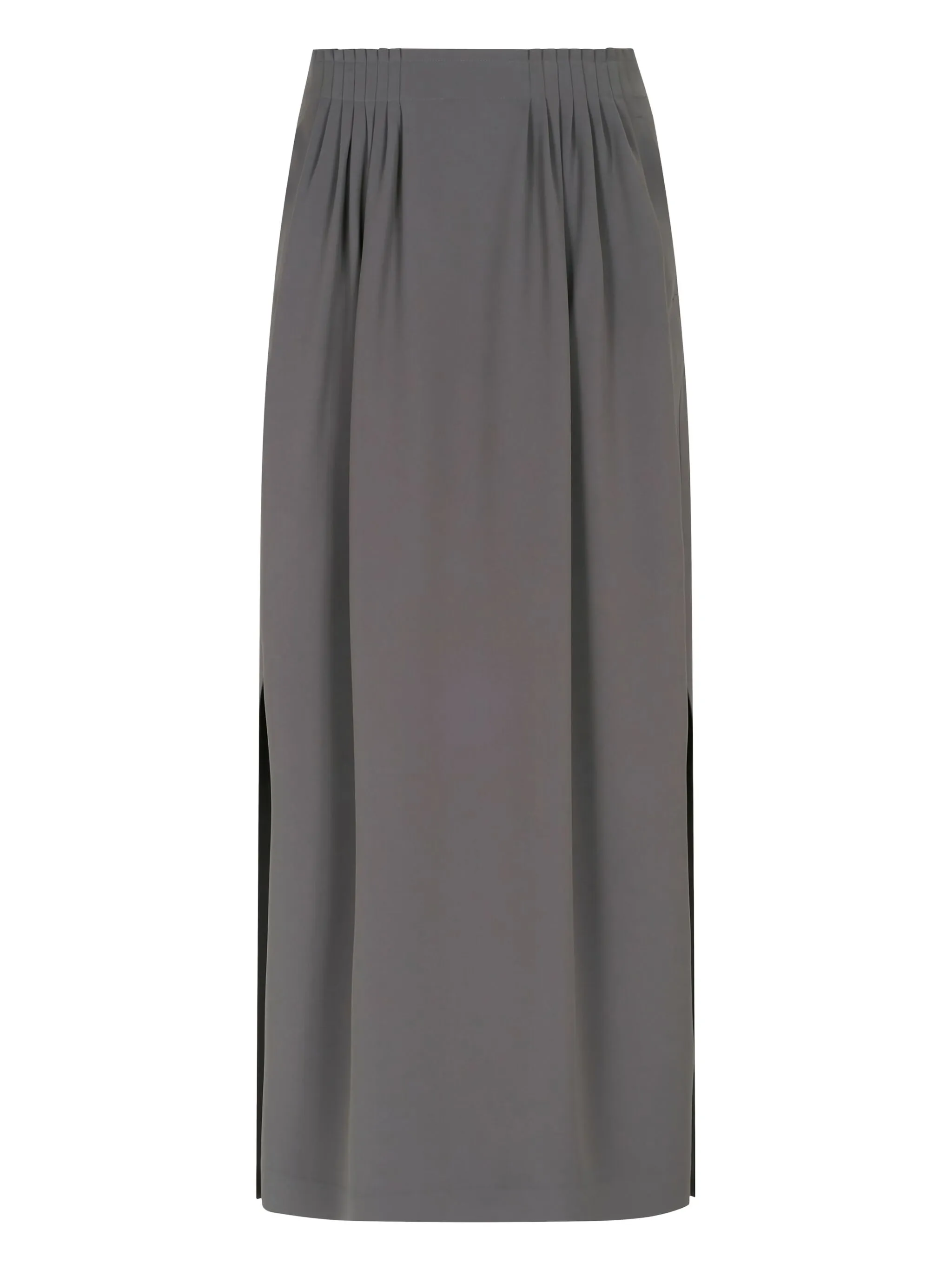 Юбка макси с разрезом и складками Giorgio Armani, серый
Юбка макси с разрезом и складками Giorgio Armani, серый