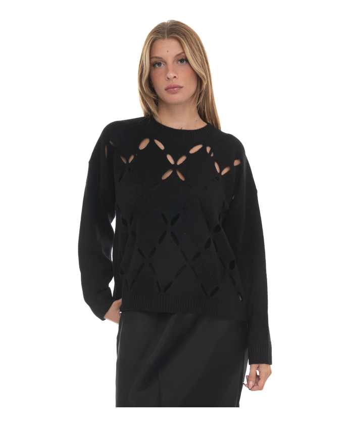 Шерстяная майка с логотипом. Liu Jo, черный
Шерстяная майка с логотипом. Liu Jo, черный