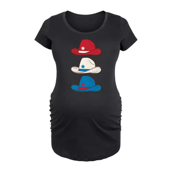 Футболка для беременных с принтом ковбойской шляпы, красного, белого и синего цветов Licensed Character, черный
Футболка для беременных с принтом ковбойской шляпы, красного, белого и синего цветов Licensed Character, черный