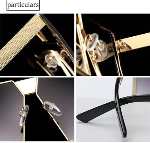 Металлические квадратные солнцезащитные очки для женщин и мужчин, модные солнцезащитные очки в крупной оправе, винтажные очки для женщин MTZJH, Gold-blue
Металлические квадратные солнцезащитные очки для женщин и мужчин, модные солнцезащитные очки в крупной оправе, винтажные очки для женщин MTZJH, Gold-blue