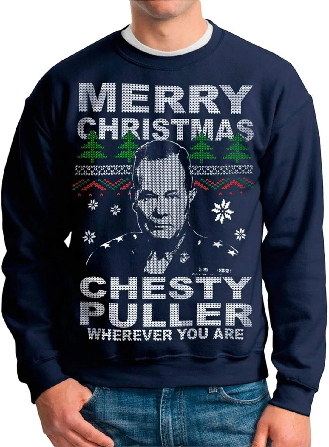 Свитер Ugly Christmas Sweater Chesty Puller Marine Corps Vintage Fly
Свитер Ugly Christmas Sweater Chesty Puller Marine Corps Vintage Fly