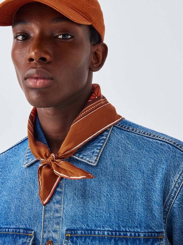 Шёлковый бандана-шарф John Lewis x LABRUM, Bitter Chocolate
Шёлковый бандана-шарф John Lewis x LABRUM, Bitter Chocolate