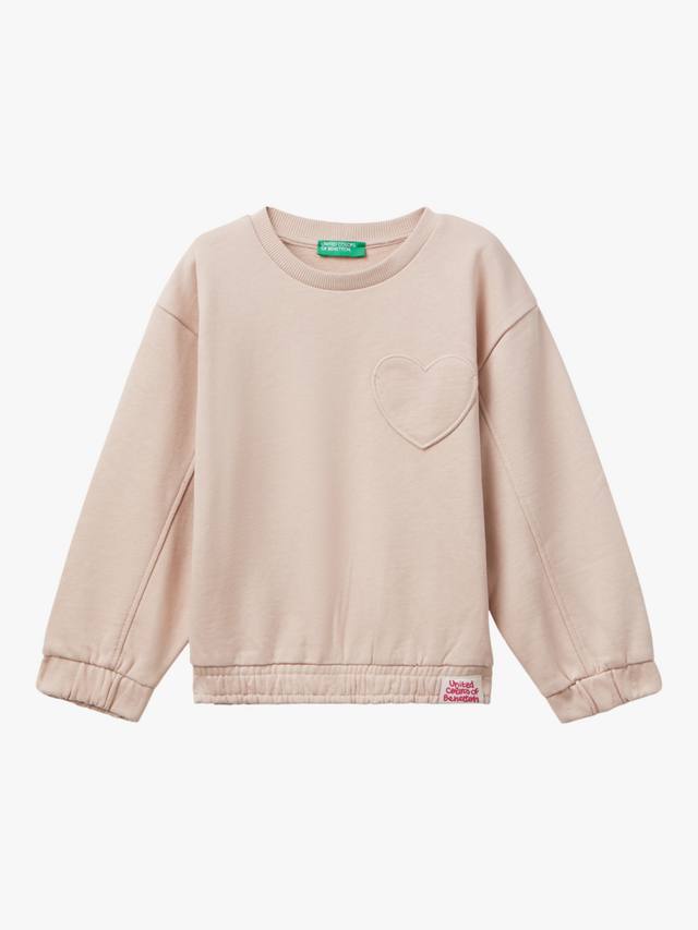 Детский хлопковый свитшот с круглым вырезом Benetton, Pink
Детский хлопковый свитшот с круглым вырезом Benetton, Pink