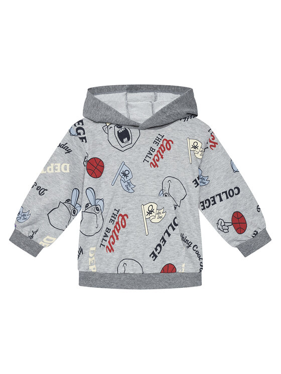 Свитшот relaxed fit 3X7YG2017 United Colors Of Benetton, серый
Свитшот relaxed fit 3X7YG2017 United Colors Of Benetton, серый