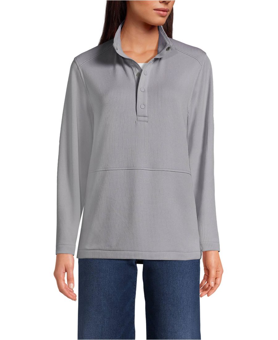 Мужская/унисекс рубашка-пуловер Grid Tech с отложным воротником Lands' End, Harbor gray
Мужская/унисекс рубашка-пуловер Grid Tech с отложным воротником Lands' End, Harbor gray