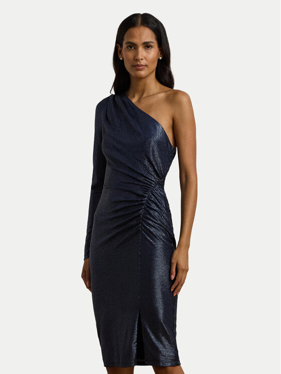 Коктейльное платье облегающего кроя 253957567001 Lauren Ralph Lauren, синий 
Коктейльное платье облегающего кроя 253957567001 Lauren Ralph Lauren, синий