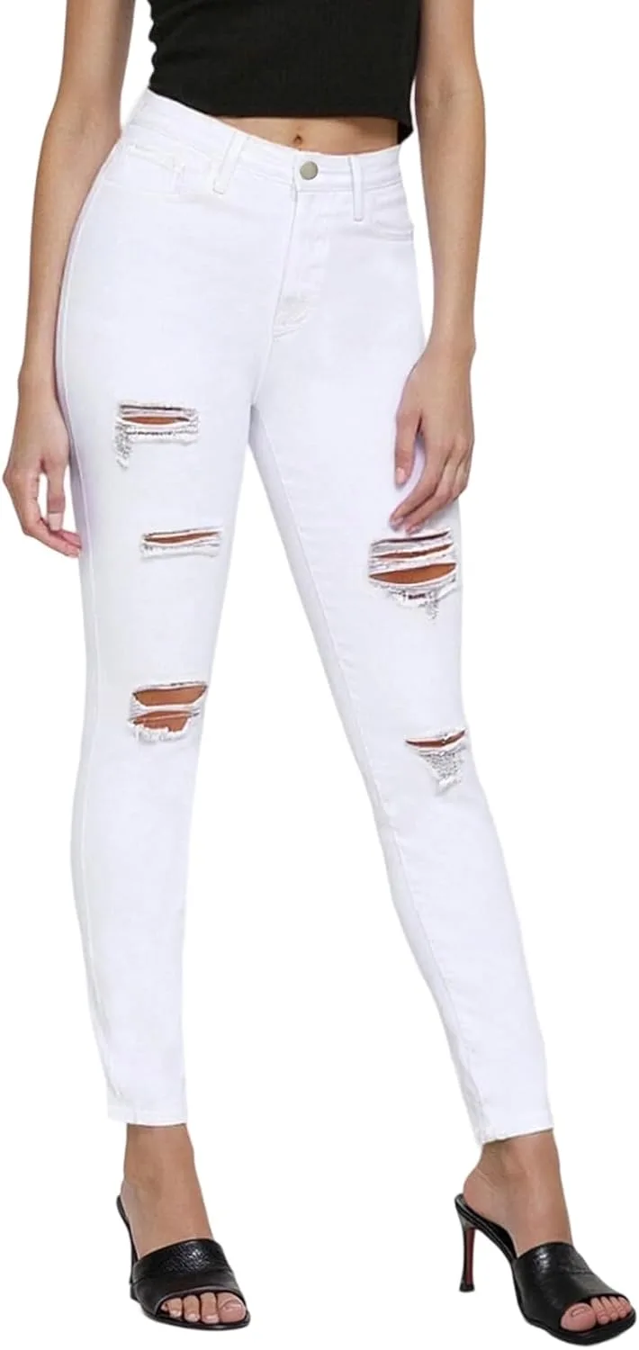 Женские рваные джинсы High Waisted Stretch Slim Fit с эффектом контроля живота LBDLONGBIDA
Женские рваные джинсы High Waisted Stretch Slim Fit с эффектом контроля живота LBDLONGBIDA