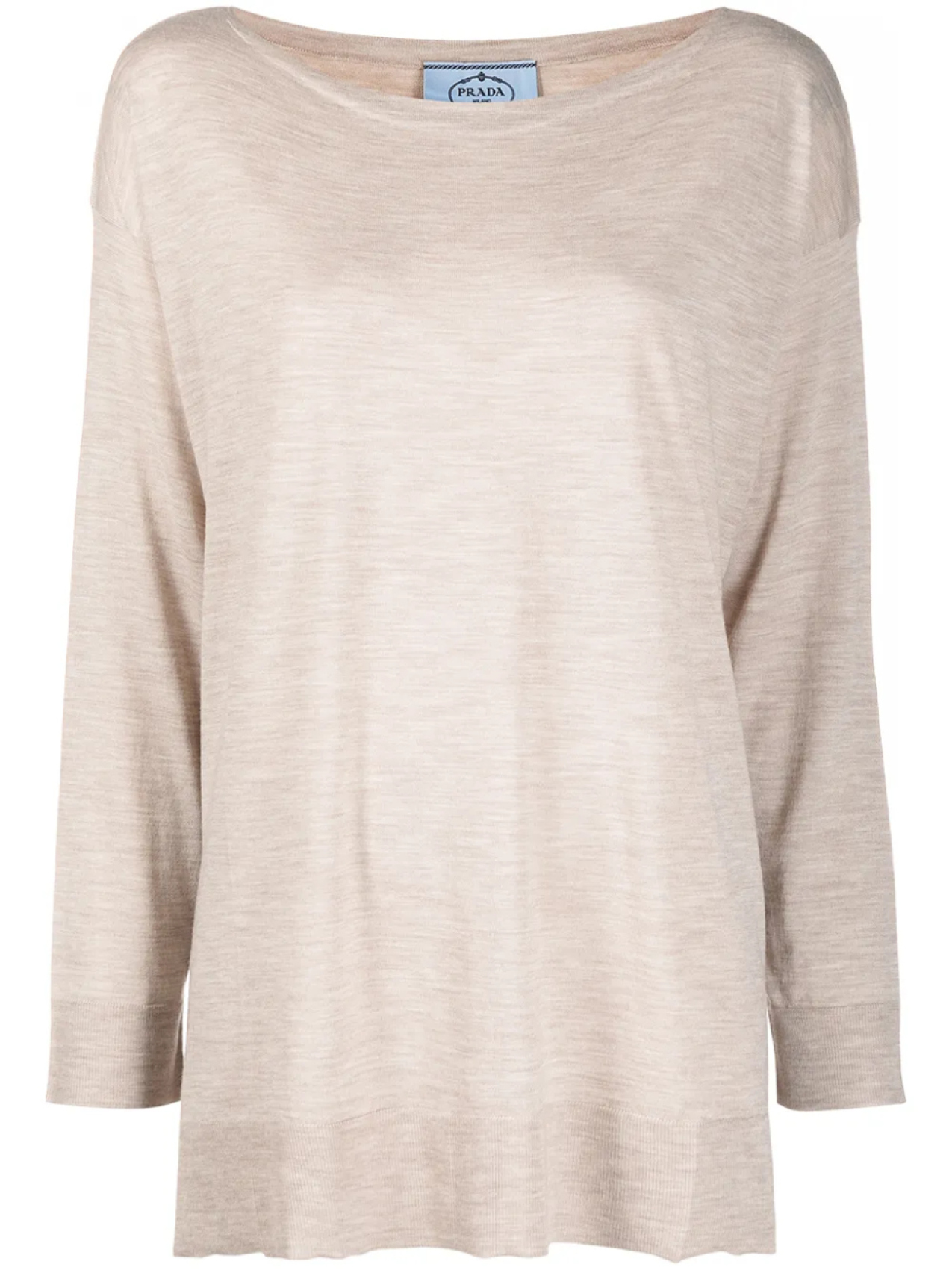 Prada меланжевая футболка, нейтральный
Prada меланжевая футболка, нейтральный