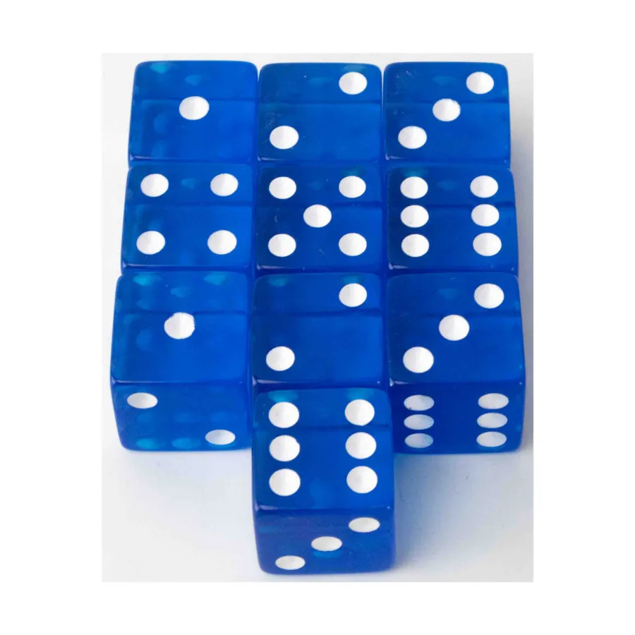 d6 19 мм прозрачный - синий (с крапинками) (10), Dice - Transparent (Koplow)
d6 19 мм прозрачный - синий (с крапинками) (10), Dice - Transparent (Koplow)
