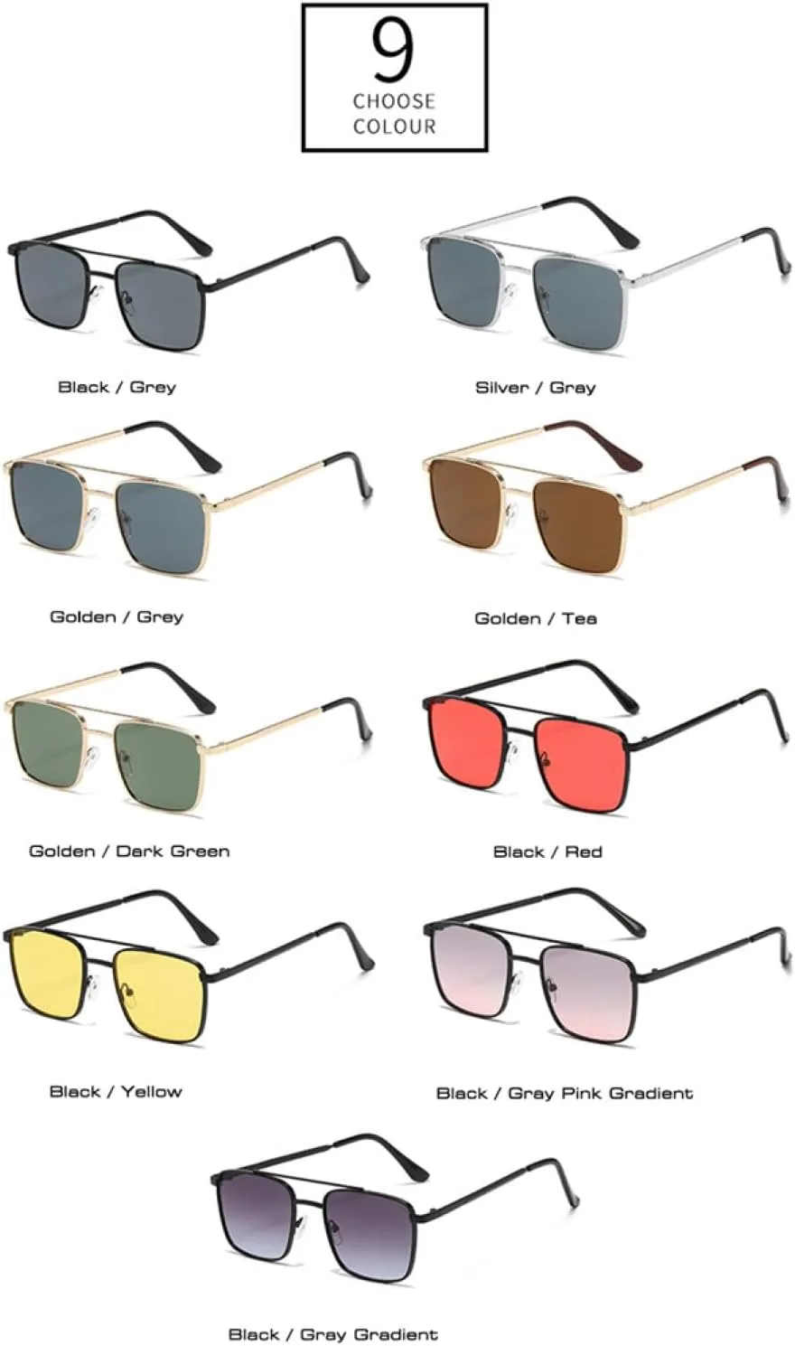 Ретро металлические солнцезащитные очки для женщин, прозрачные линзы с градиентом цвета "океан", солнцезащитные очки UV400 для мужчин SZVVBKK, Golden Tea
Ретро металлические солнцезащитные очки для женщин, прозрачные линзы с градиентом цвета "океан", солнцезащитные очки UV400 для мужчин SZVVBKK, Golden Tea