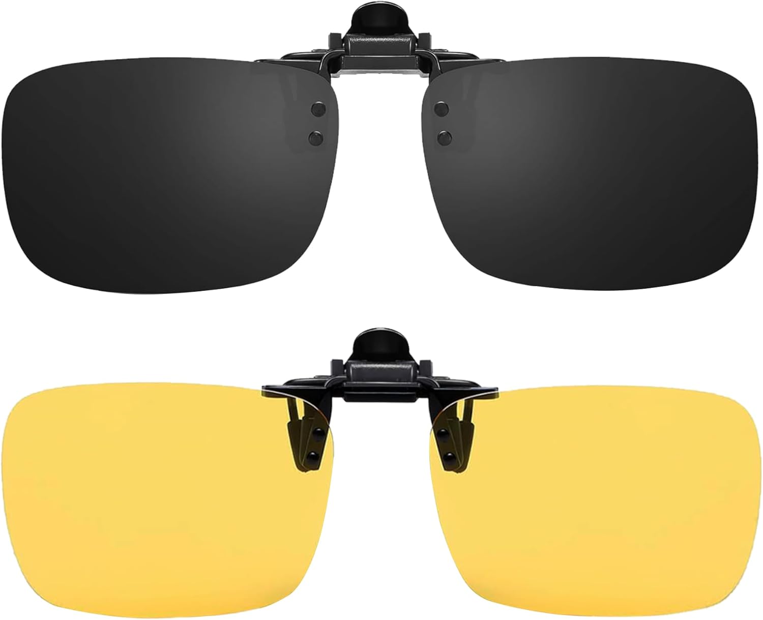 Поляризованные солнцезащитные очки с откидными линзами и защитой от бликов UV 400, подходят для рыбалки и вождения, а также для ношения поверх очков с диоптриями FRAZALA, Black Lens for Day + Yellow Lens for Night
Поляризованные солнцезащитные очки с откидными линзами и защитой от бликов UV 400, подходят для рыбалки и вождения, а также для ношения поверх очков с диоптриями FRAZALA, Black Lens for Day + Yellow Lens for Night