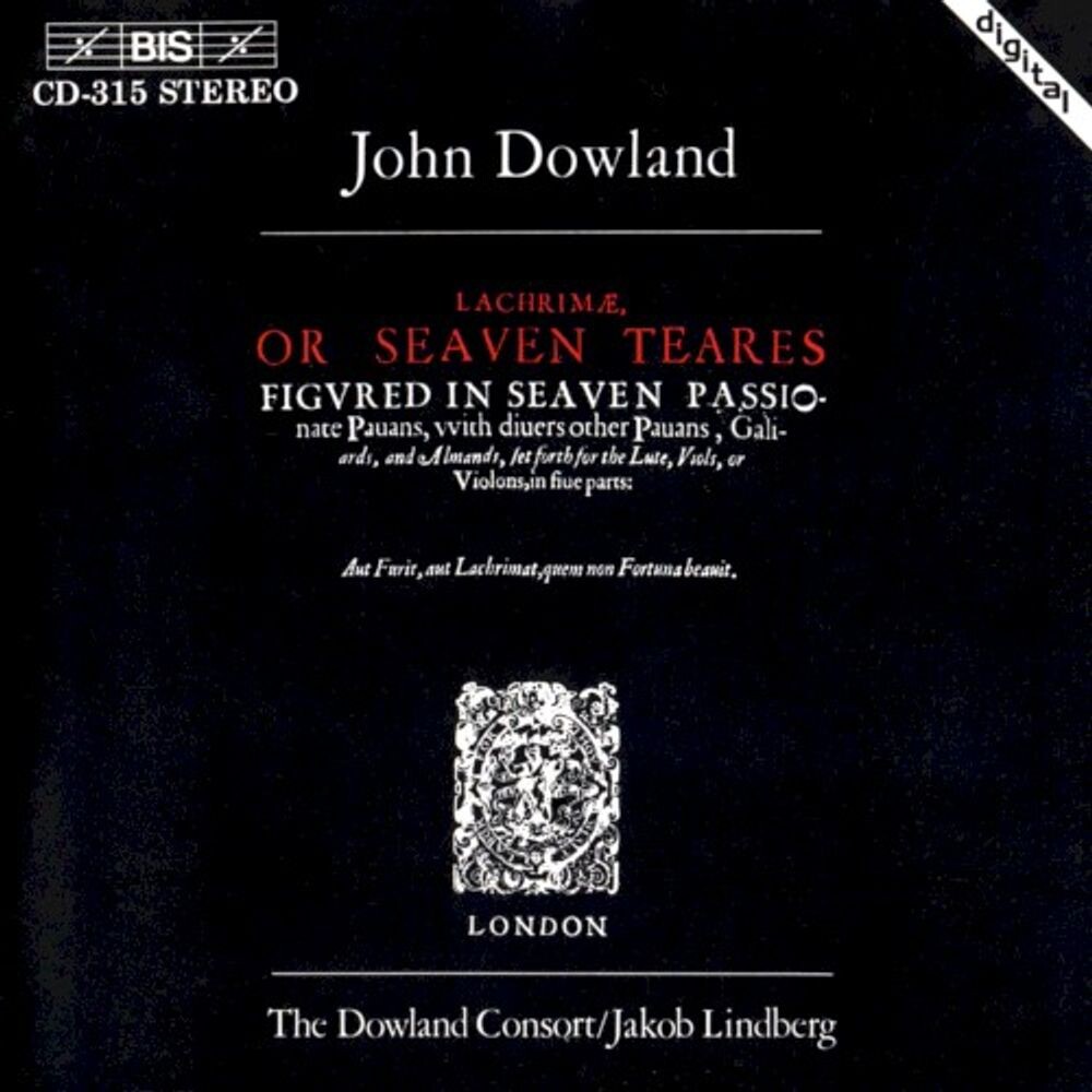 Диск CD Dowland: Lachrymae Or Seaven Teares - John Dowland, Dowland Consort, Jakob Lindberg
Диск CD Dowland: Lachrymae Or Seaven Teares - John Dowland, Dowland Consort, Jakob Lindberg
