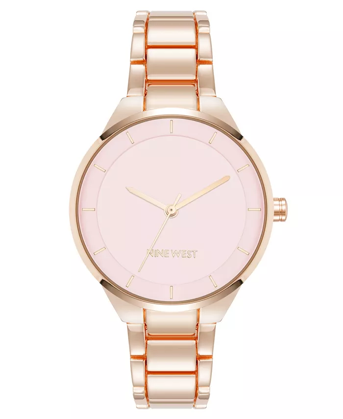 Женские часы Quartz Pink с корпусом из металлического сплава розового золота, 34 мм Nine West
Женские часы Quartz Pink с корпусом из металлического сплава розового золота, 34 мм Nine West