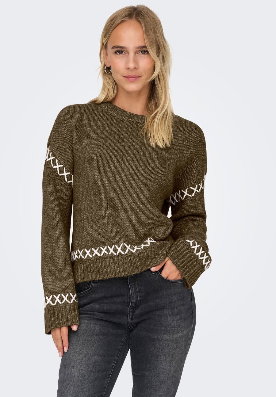 Джемпер ONLY ONLAMANDA LIFE O-NECK DETAIL, Cub Detail/Cloud Dancer/Brown
Джемпер ONLY ONLAMANDA LIFE O-NECK DETAIL, Cub Detail/Cloud Dancer/Brown