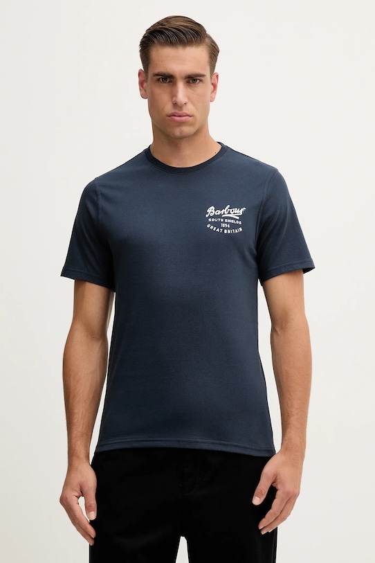 Хлопковая футболка Barbour, темно-синий
Хлопковая футболка Barbour, темно-синий