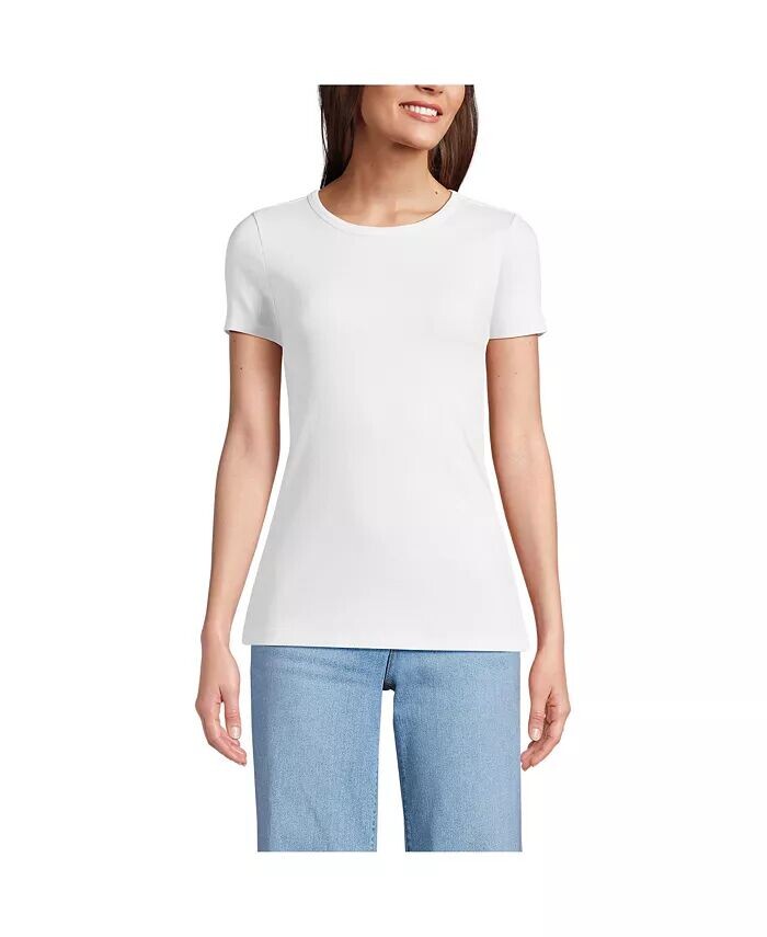 Женская футболка в рубчик с высоким воротником Lands' End, белый
Женская футболка в рубчик с высоким воротником Lands' End, белый