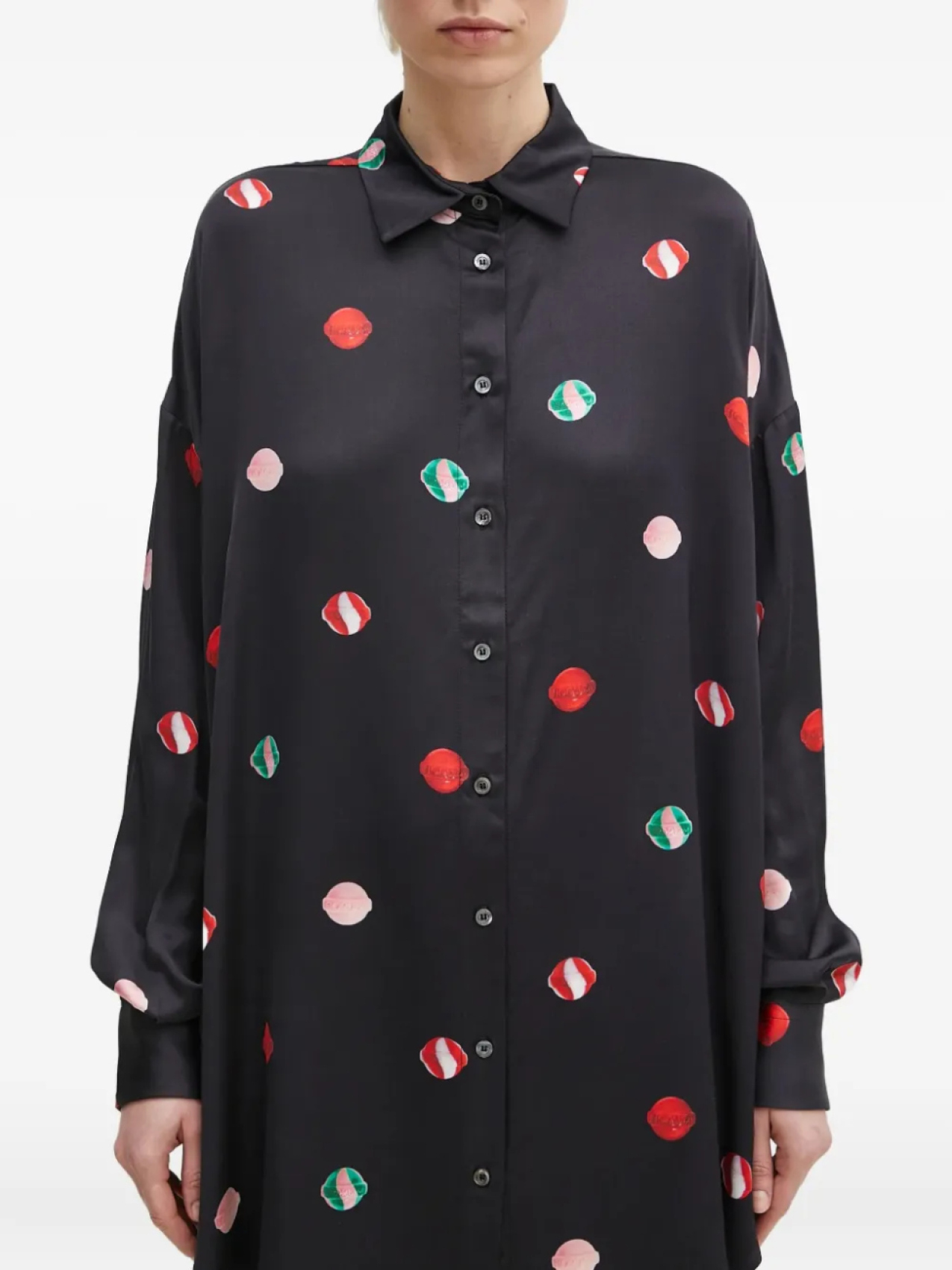 Рубашка с графическим принтом Fiorucci, черный
Рубашка с графическим принтом Fiorucci, черный