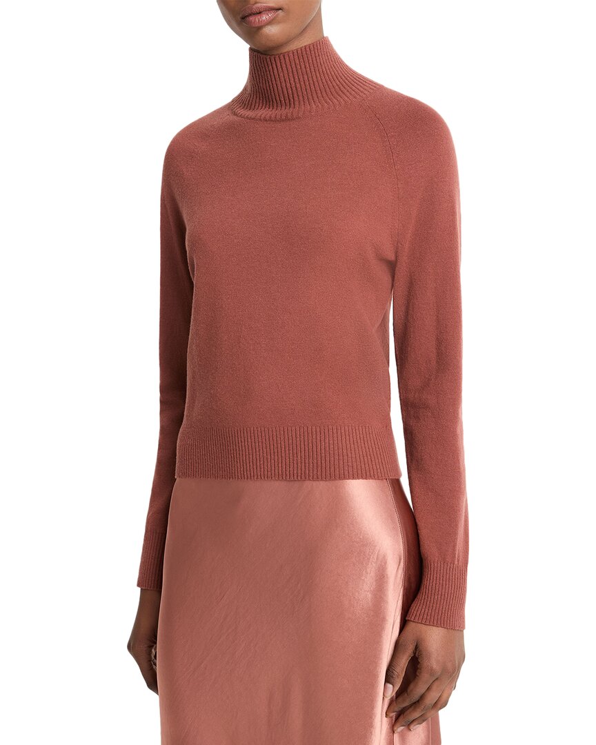 Свитер Vince Raglan с высоким воротом из смеси шерсти и кашемира, розовый
Свитер Vince Raglan с высоким воротом из смеси шерсти и кашемира, розовый