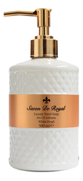 Savon De Royal, Pearl, жидкое мыло белого цвета, 500 мл 
Savon De Royal, Pearl, жидкое мыло белого цвета, 500 мл