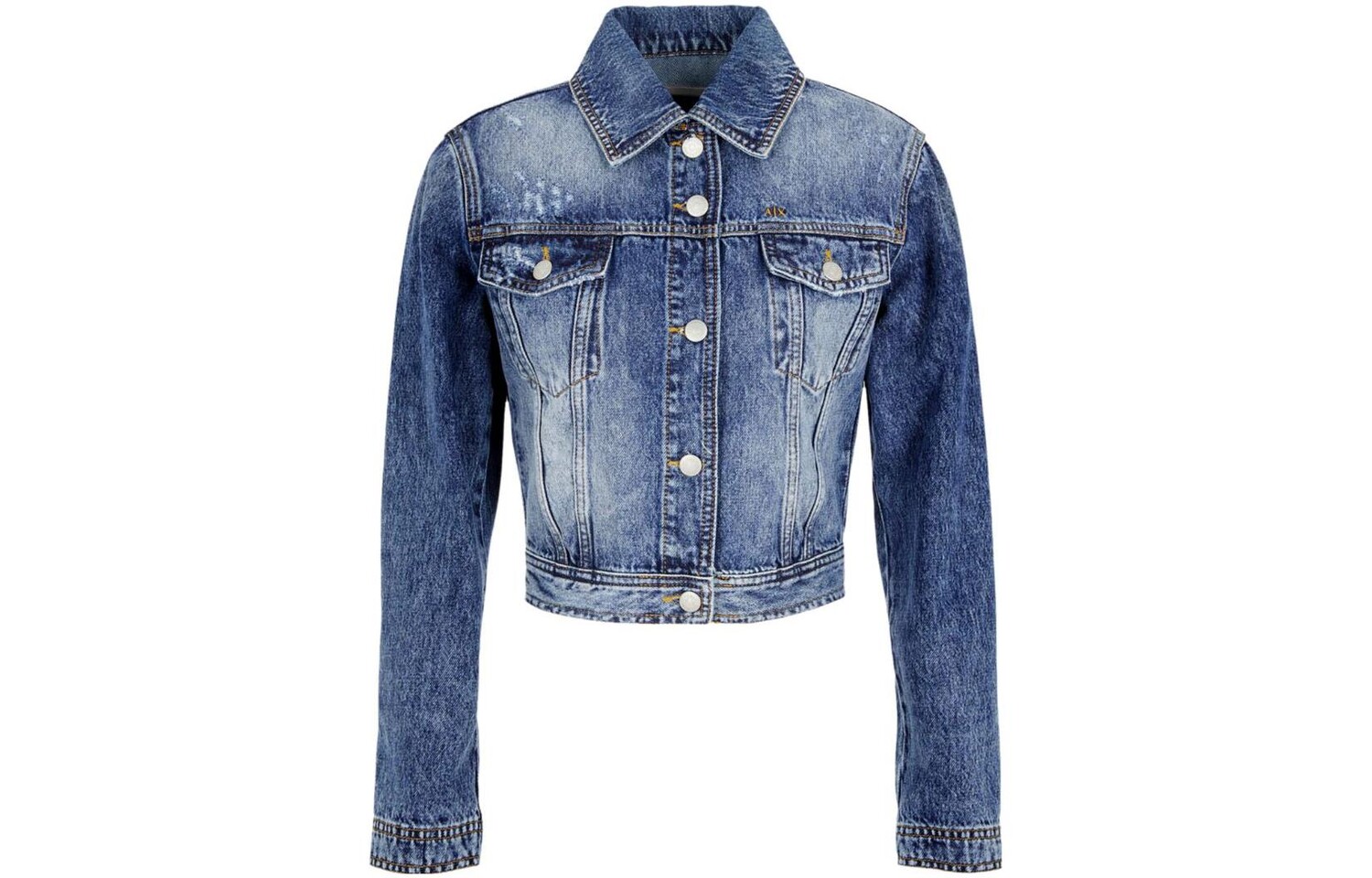 ARMANI EXCHANGE Женская джинсовая куртка, цвет Blue
ARMANI EXCHANGE Женская джинсовая куртка, цвет Blue