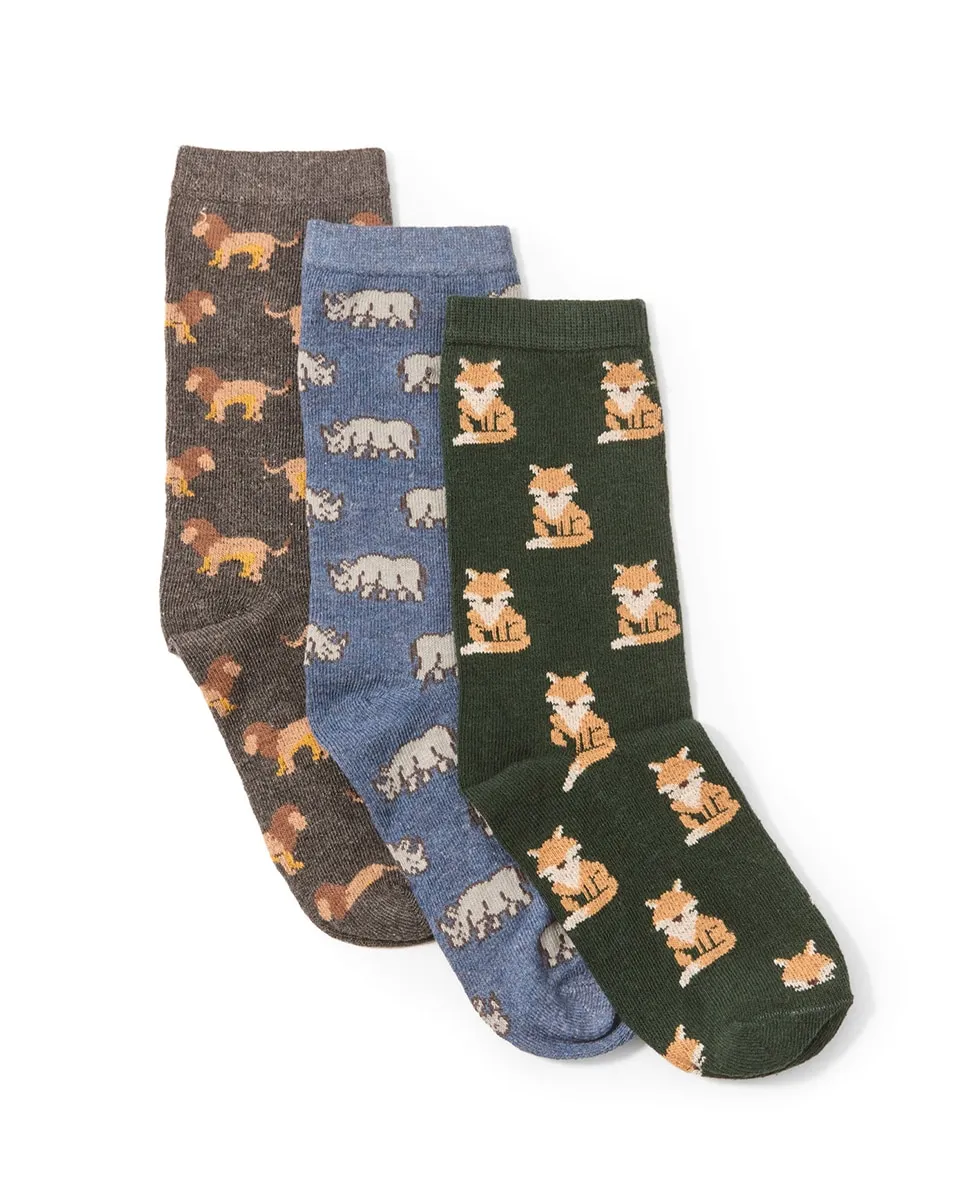 Носки с животными Sfera, хаки
Носки с животными Sfera, хаки