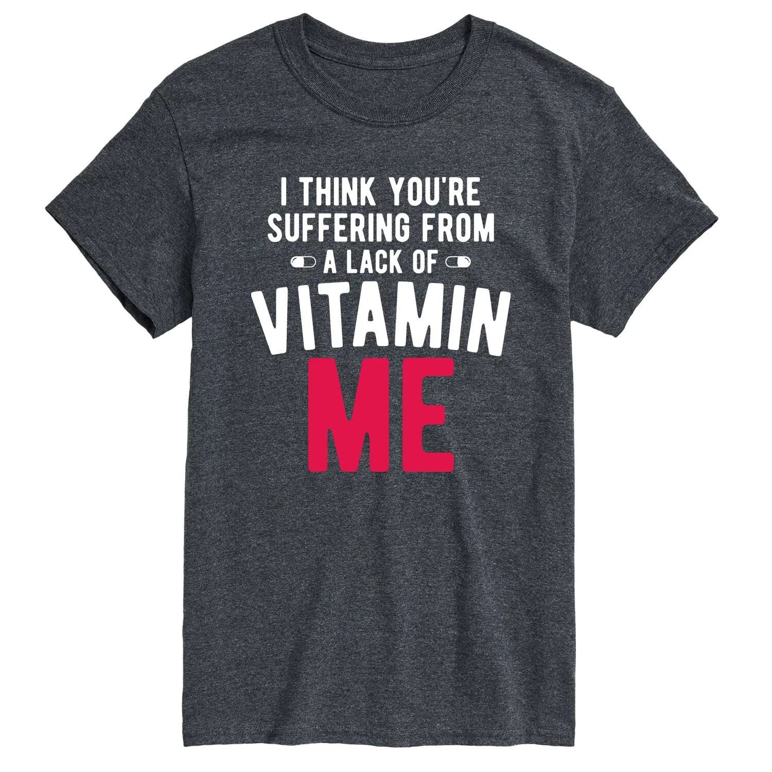 Мужская футболка с недостатком витамина Me Licensed Character
Мужская футболка с недостатком витамина Me Licensed Character