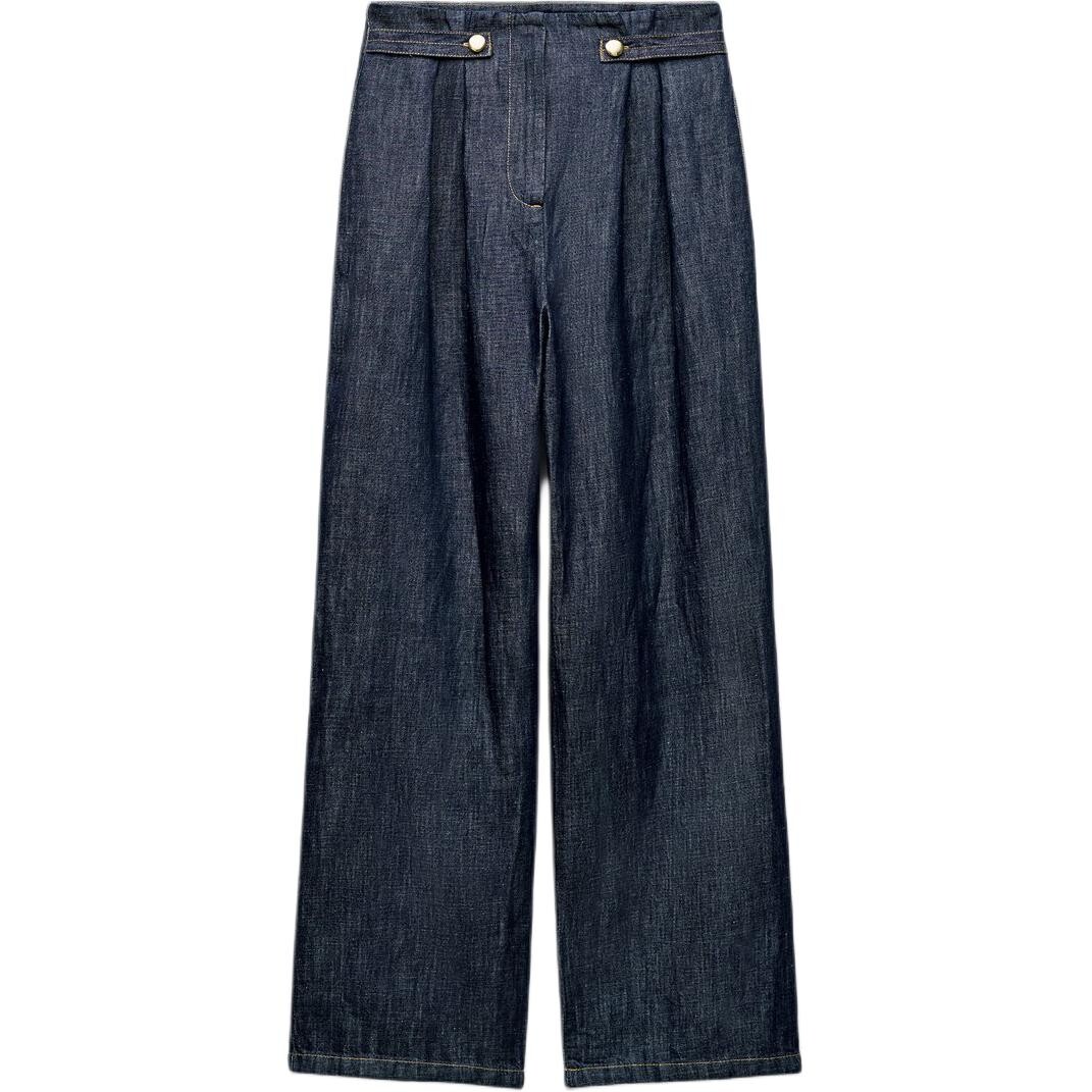 Повседневные брюки женские синие Zara
Повседневные брюки женские синие Zara