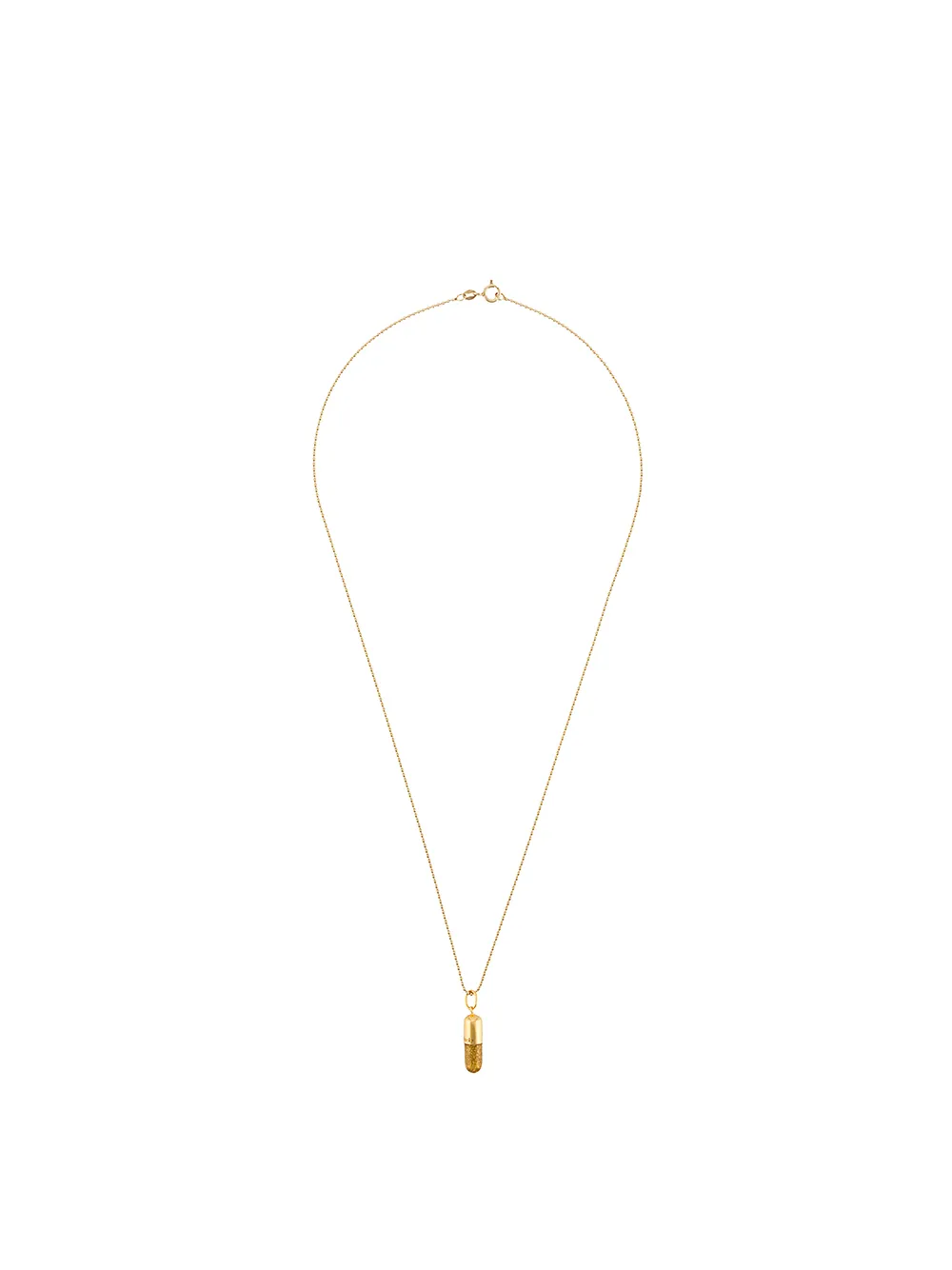 Колье Glitter Pill с кулоном в виде пилюли True Rocks, золотой
Колье Glitter Pill с кулоном в виде пилюли True Rocks, золотой