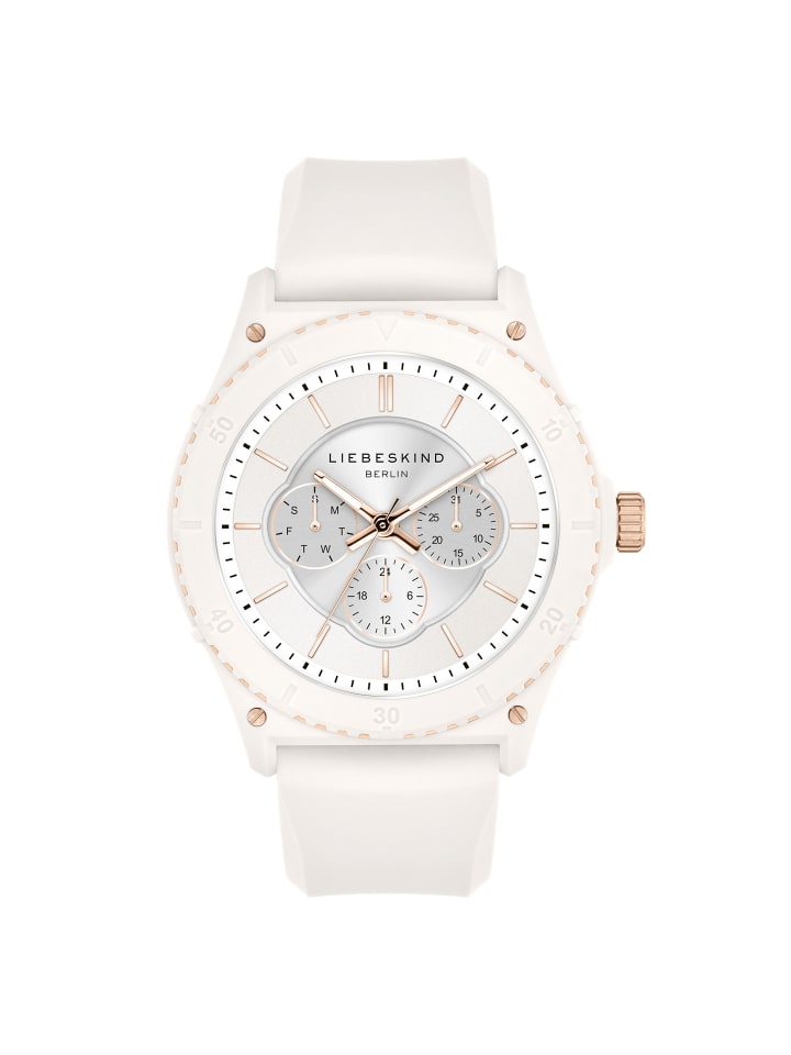 LIEBESKIND BERLIN Многофункциональные эффектные часы белого цвета
LIEBESKIND BERLIN Многофункциональные эффектные часы белого цвета