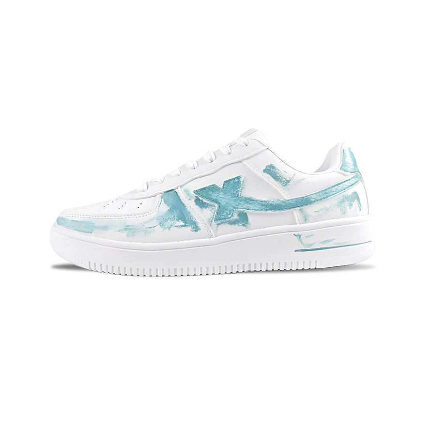 XTEP Кроссовки Air Force One с низким верхом, увеличивающие рост, противоскользящие и износостойкие, для скейтбординга, мужские, белые и зеленые
XTEP Кроссовки Air Force One с низким верхом, увеличивающие рост, противоскользящие и износостойкие, для скейтбординга, мужские, белые и зеленые