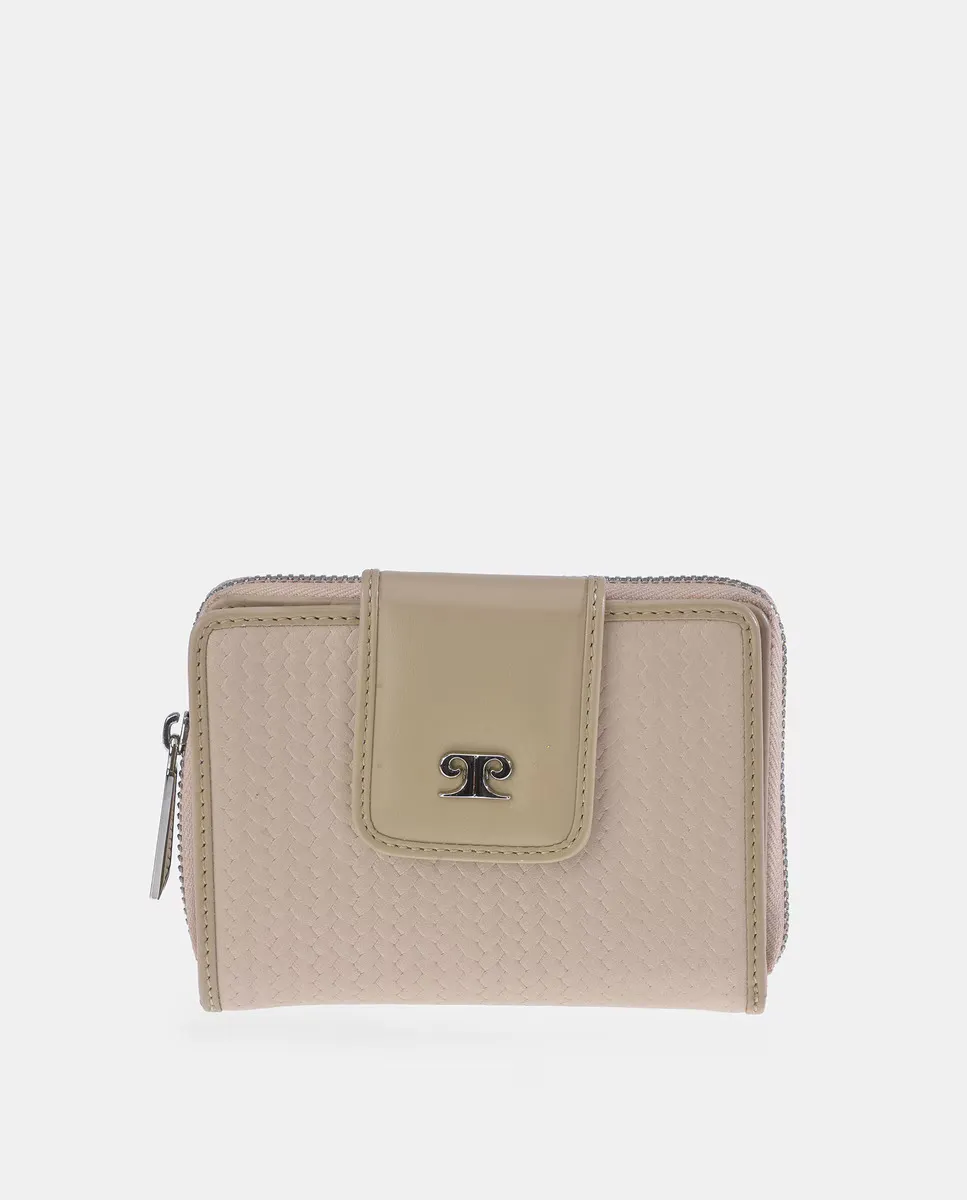 Маленький женский кошелек Pierre Cardin из кожи с тиснением в елочку, бежевый
Маленький женский кошелек Pierre Cardin из кожи с тиснением в елочку, бежевый