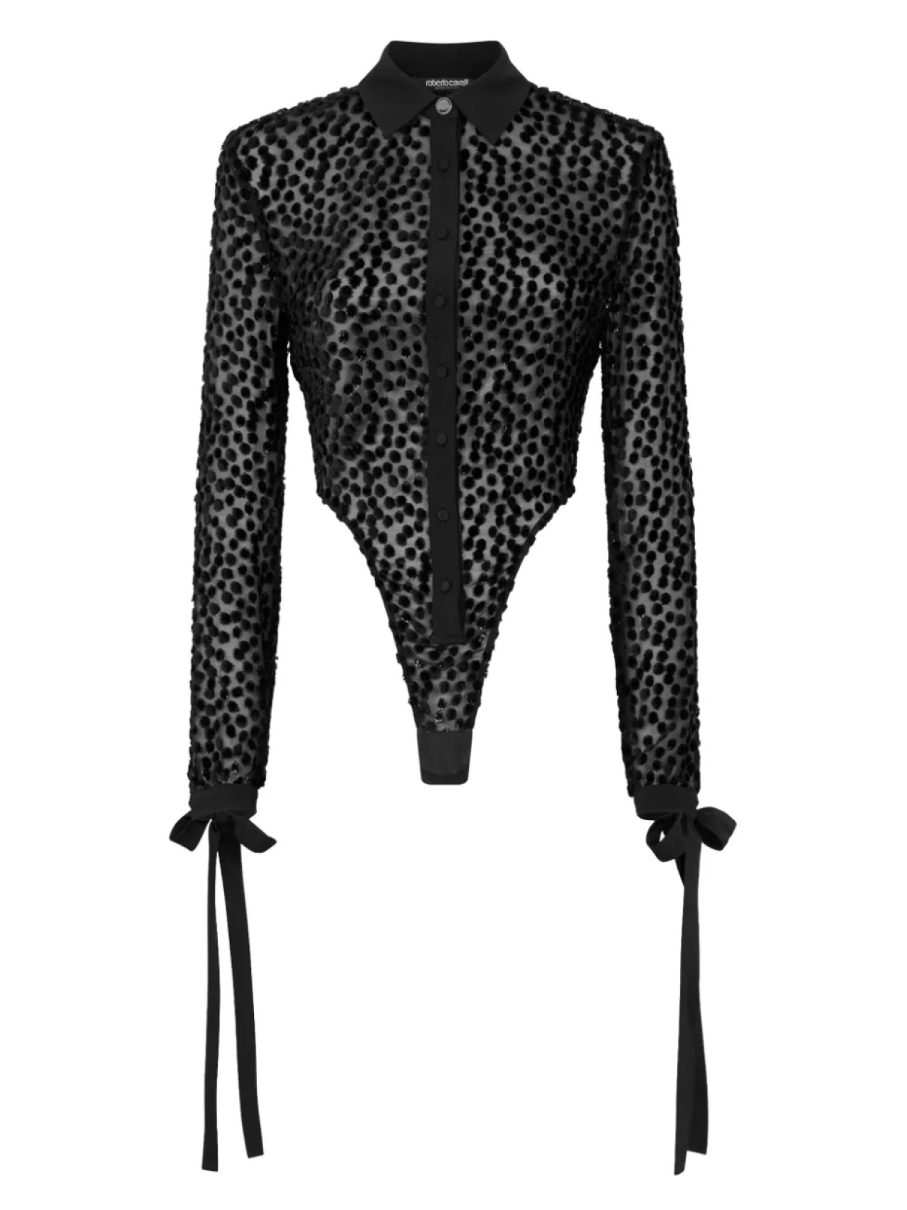 Roberto Cavalli боди с V-образным вырезом, черный
Roberto Cavalli боди с V-образным вырезом, черный