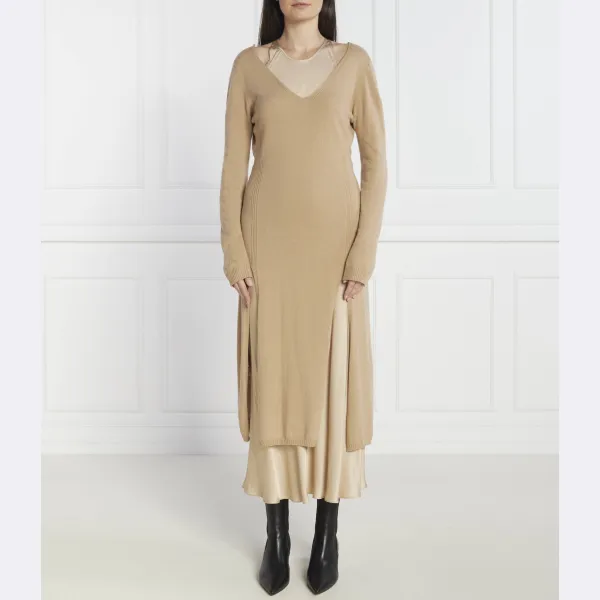 Платье 2 в 1 Twin-Set, коричневый
Платье 2 в 1 Twin-Set, коричневый