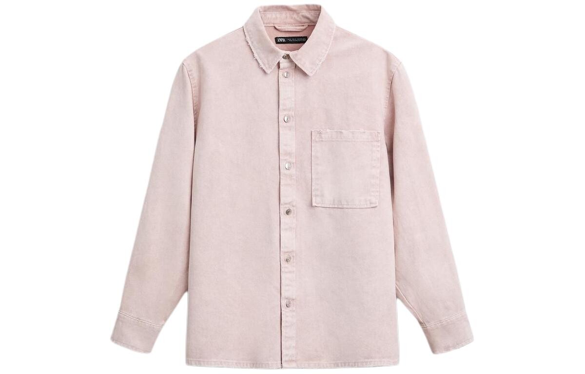 Рубашка мужская розовая Zara, розовый
Рубашка мужская розовая Zara, розовый
