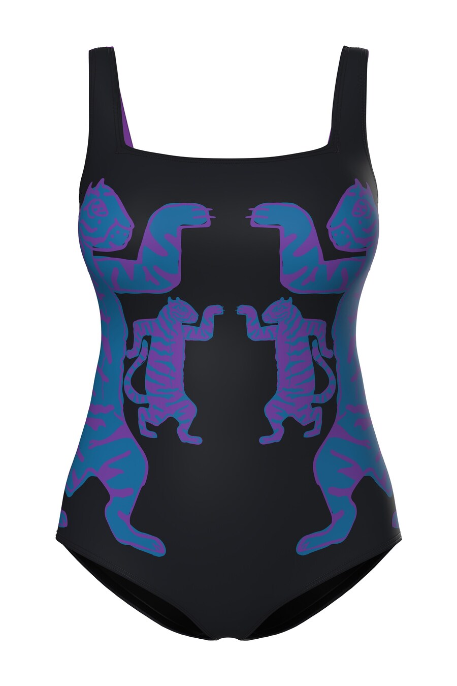 Купальник-футболка Ulla Popken, черный
Купальник-футболка Ulla Popken, черный