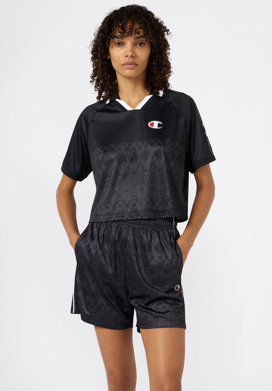 Поло Champion Polo shirt, Black/Grey/Black
Поло Champion Polo shirt, Black/Grey/Black