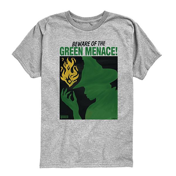 Футболка с принтом Wicked for good beware of the green menace! для мальчиков Licensed Character, Athletic Heather
Футболка с принтом Wicked for good beware of the green menace! для мальчиков Licensed Character, Athletic Heather